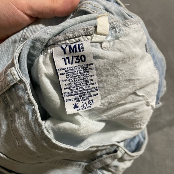 YMI Distressed High Rise Dream Fit Jean Shorts! - Picture 8 of 8